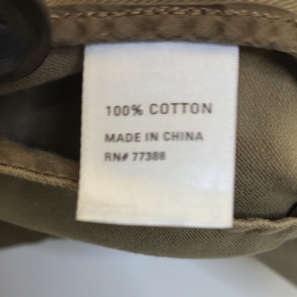 New Haven Supply Chino Jacket XS Tan Twill Cargo Pockets Cinch Waist - Picture 13 of 13